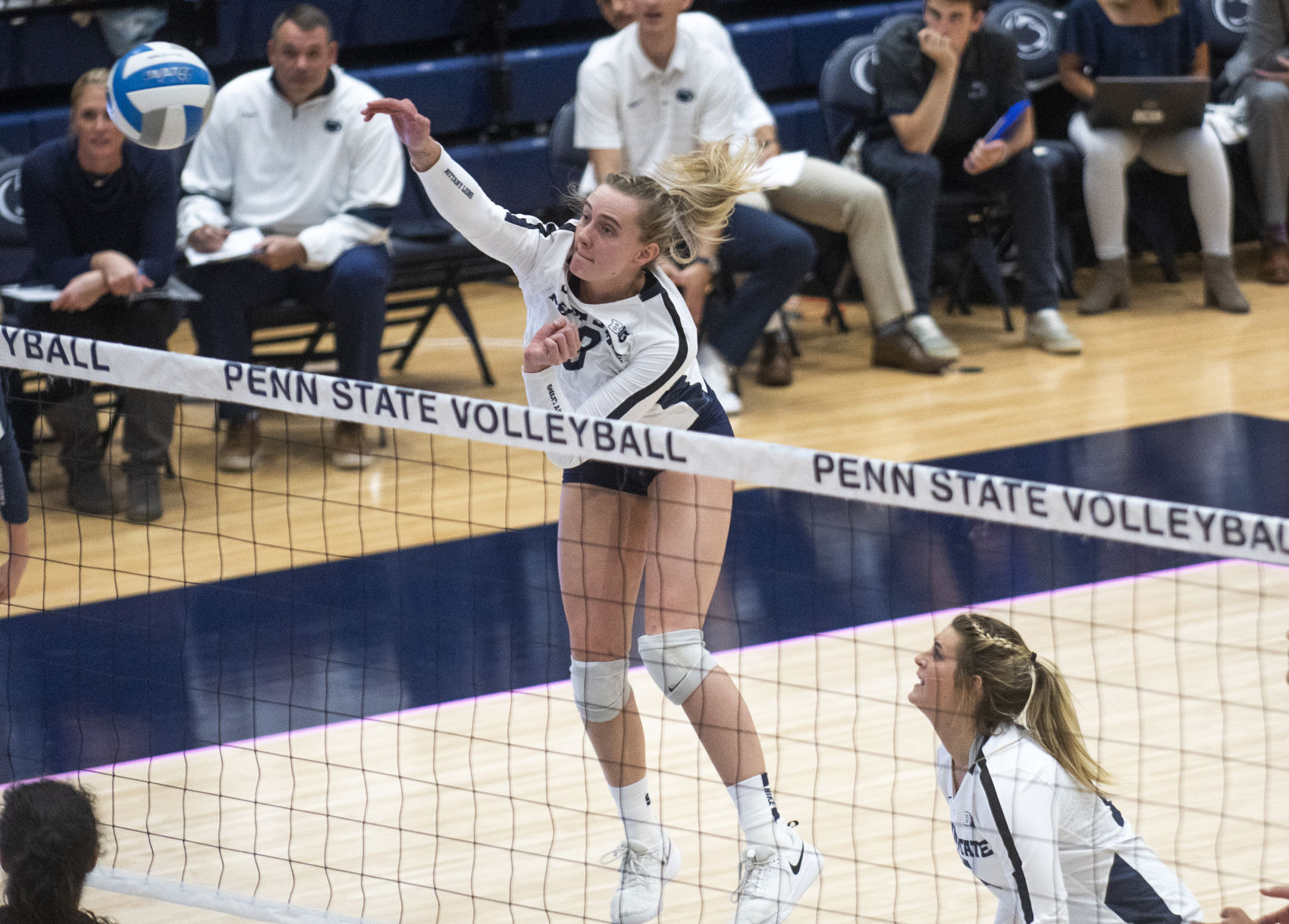 Women's Volleyball vs. Iowa, Parker (9)
